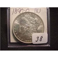 1890-O Morgan Silver Dollar   MS 63