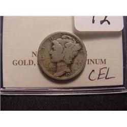 1921 Mercury Dime  AG/G