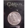 Image 1 : 1883-CC Morgan Silver Dollar in GSA Holder   MS 6