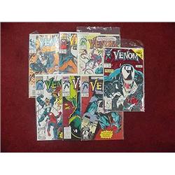 (7) 1993 Venom Comic Books Including #1 Issue "Fu