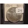 Image 1 : 1881-S Morgan Silver Dollar  BU