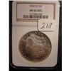 Image 1 : 1884-CC Morgan Silver Dollar  NGC  MS 62  Deep Mi