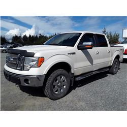 F3 -- 2009 FORD F150 CREWCAB, WHITE, 168,233 KMS