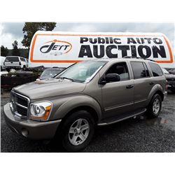 A8 --  2004 DODGE DURANGO , Brown , 150,052 MILES  KM's