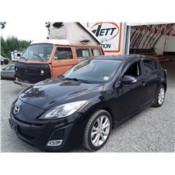 H3 --  2010 MAZDA 3 S , Black , 185148  KM's