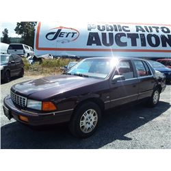 A2 --  1994 PLYMOUTH ACCLAIM , Red , 155044  KM's