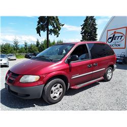 N4 --  2001 DODGE CARAVAN SE , Red , 266430  KM's