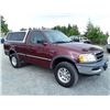 Image 2 : G1 --  1997 FORD F150  , Red , 276324  KM's