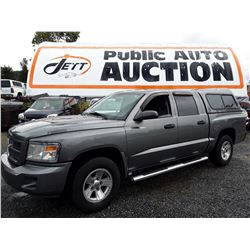 F5 --  2008 DODGE DAKOTA SXT , Grey , 222483  KM's