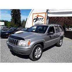G4 --  2001 JEEP GRAND CHEROKEE , Grey , 344681  KM's