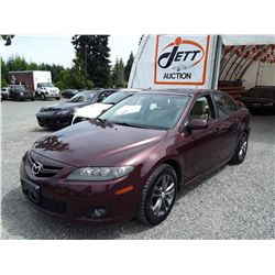 J5 --  2006 MAZDA 6 , Red , 246363  KM's