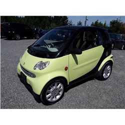 E6A --  2005 SMART FORTWO , Black , 97307  KM's