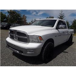 F4 --  2011 DODGE/RAM 1500 , White , 321334  KM's  "Bank Repo"