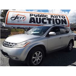 J2 --  2005 NISSAN MURANO SL , Grey , 183845  KM's