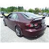 Image 4 : J5 --  2006 MAZDA 6 , Red , 246363  KM's