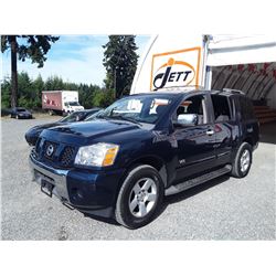 K4 --  2007 NISSAN ARMADA SE  , Blue , 132,178 MILES  KM's