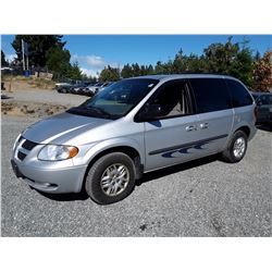 N4 --  2003 DODGE CARAVAN SE , Grey , 186742  KM's