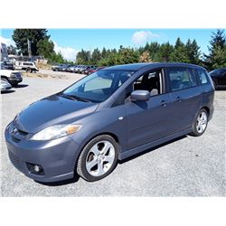 N6 --  2007 MAZDA 5 , Grey , 294293  KM's