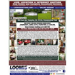 OVER 300 LOTS LIVE AUCTION AT LOCATION  L& G/TOOLS / SHOP