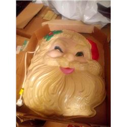 VINTAGE LIGHT UP SANTA / ELECTRIC IN ORIGINAL GRAPHICS BOX