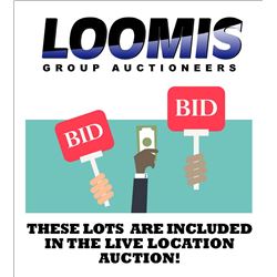 ONLINE & LIVE LOCATION AUCTION