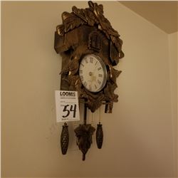 BEAUTIFUL "BLACK FOREST" STYLE CUCKOO WALL CLOCK