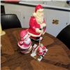 Image 2 : ANTIQUE VINTAGE 4 PIECE LOT X-MAS SANTAS AND CANDLE
