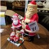 Image 4 : ANTIQUE VINTAGE 4 PIECE LOT X-MAS SANTAS AND CANDLE