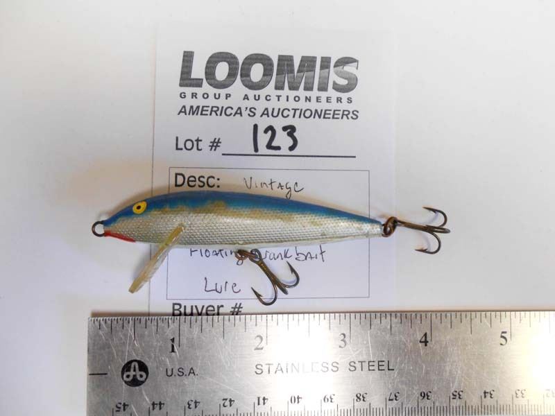 VINTAGE RAPALA WOBBLER BLUE FLOATING FISHING LURE