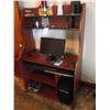 Image 1 : COMPUTER CENTER INCLUDES COMPUTER AND CHAIR
