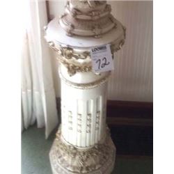 BUNDLE LOT: 3 FOOT ROMAN STYLE PEDESTAL / 3 FOOT ROMAN STYLE PEDESTAL
