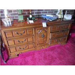 7 FOOT WALNUT WALL PIECE