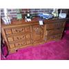 Image 1 : 7 FOOT WALNUT WALL PIECE