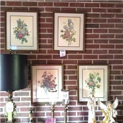 SET OF FLORAL PRINTS