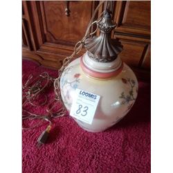 HANGING FLORAL LIGHT