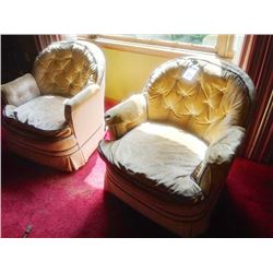 SET OF 2 EASY CHAIRS