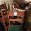 Image 2 : VINTAGE OAK CHAIRS
