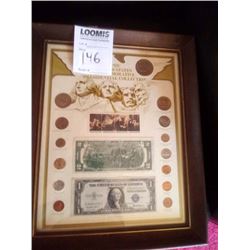FRAMED UNITED STATES COMMEMORATIVE PRESIDENTIAL COLLECTION