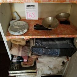 CLOSET LOT: BLANKETS AND NO IRON SHEETS