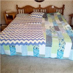 MAPLE KING SIZE BED COMPLETE