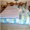 Image 1 : MAPLE KING SIZE BED COMPLETE