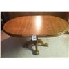Image 1 : SOLID OAK CLAW FOOT TABLE