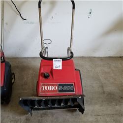 TORO S-200 SNOW BLOWER