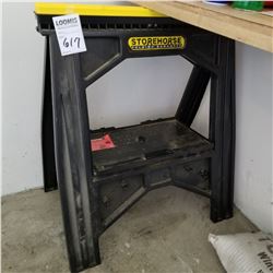 PAIR OF FOLDING HORSES