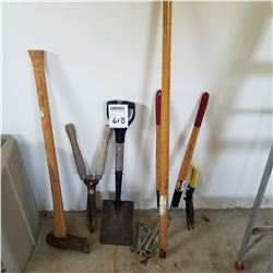 LOT OF ASSORTED HAND TOOLS