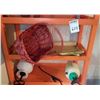 Image 3 : METAL RACK AND CONTENTS