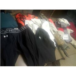 LOT OF SHIRTS, SOCKS, GLOVES AND UNDER