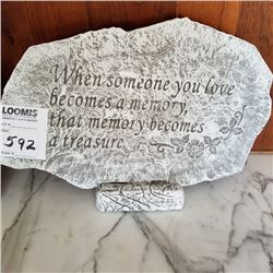 GARDEN CEMENT PET MARKER STONE