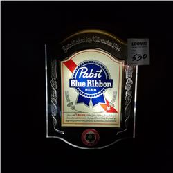 PABST BLUE RIBBON LIGHTED SIGN