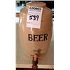 Image 1 : CROCKERY BEER DISPENSER/MADE IN ENGLAND